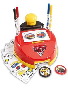 MÀQUINA D'ENGANXINES 3 EN 1  DISNEY CARS. CRAYOLA 2