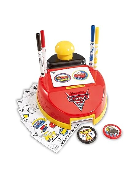 MÀQUINA D'ENGANXINES 3 EN 1  DISNEY CARS. CRAYOLA