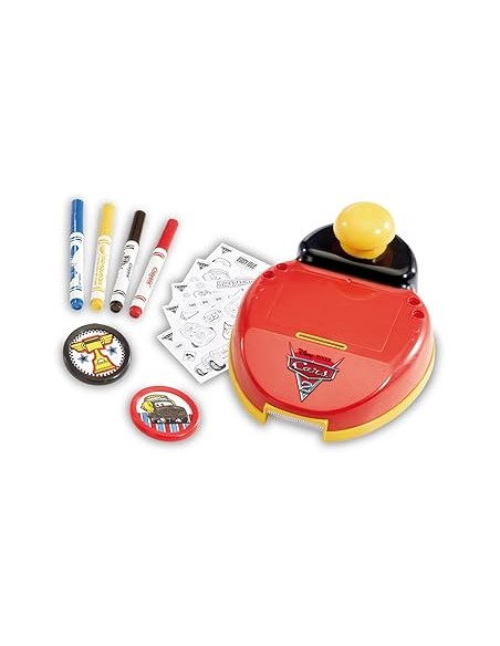 MÁQUINA DE PEGATINAS 3 EN 1 DISNEY CARS. CRAYOLA