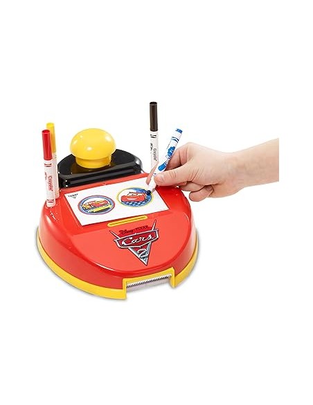 MÁQUINA DE PEGATINAS 3 EN 1 DISNEY CARS. CRAYOLA