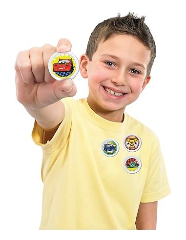 MÁQUINA DE PEGATINAS 3 EN 1 DISNEY CARS. CRAYOLA