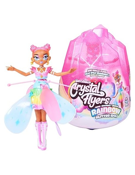 HATCHIMALS CRISTAL FLYERS RAINBOW GLITTER IDOL. SPIN MASTER