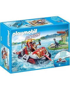 94354 PLAYMOBIL ACTION AERODESLIZADOR CON MOTOR SUBMARINO