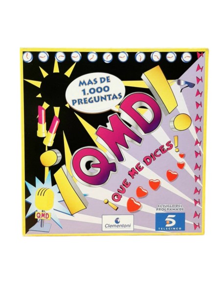 JUEGO DE MESA ¡QMD! QUE ME DICES. CLEMENTONI