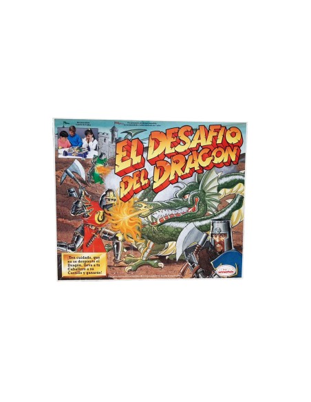 JUEGO DE MESA EL DESAFIO DEL DRAGÓN. ANTIGUO. BIZAK.