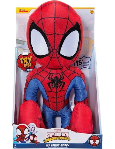 PELUCHE SPIDEY CON SONIDOS AMAZING FRIENDS. TOY PARTNER