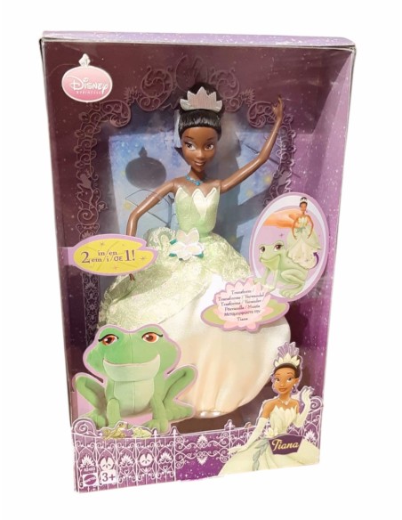 DISNEY PRINCESS TIANA TRANSFORMABLE. MATTEL