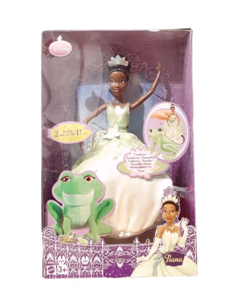 DISNEY PRINCESS TIANA TRANSFORMABLE. MATTEL