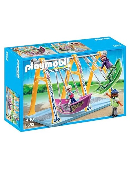5553 PLAYMOBIL SUMMER FUN PARQUE DE ATRACCIONES COLUMPIO BARCOS