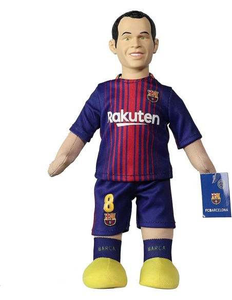 MUÑECO DEL FC BARCELONA A. INIESTA 25CM. TOODLES DOLLS