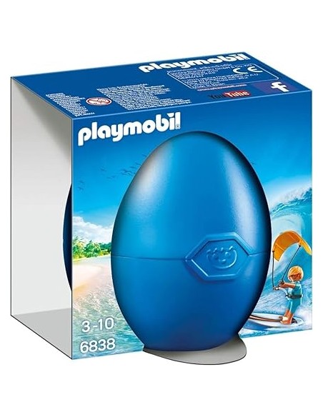 6838 PLAYMOBIL SPORTS & ACTION HUEVO KITE SURFER.