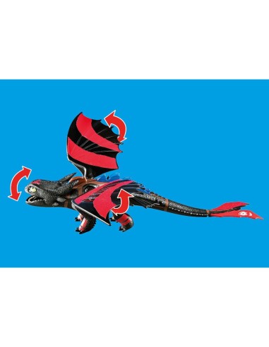 70727 PLAYMOBIL DRAGONS DRAGON RACING HIPO Y...