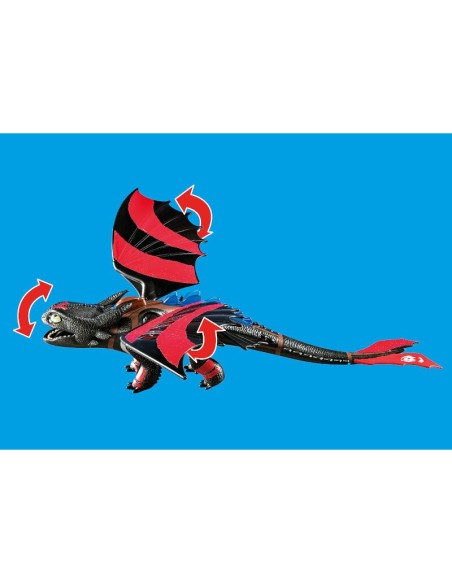 70727 PLAYMOBIL DRAGONS DRAGON RACING HIPO Y DESDENTAO.