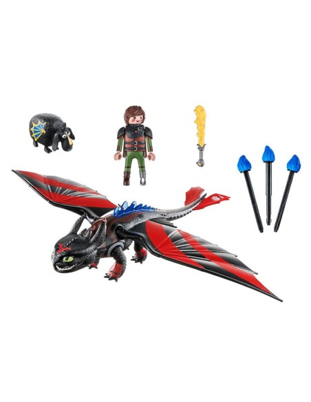 70727 PLAYMOBIL DRAGONS DRAGON RACING HIPO Y DESDENTAO.