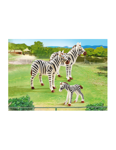 6641PLAYMOBIL ZEBRAS CON CRIA