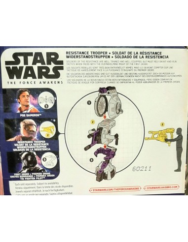 FIGURA STAR WARS THE FORCE AWAKENS RESISTANCE...