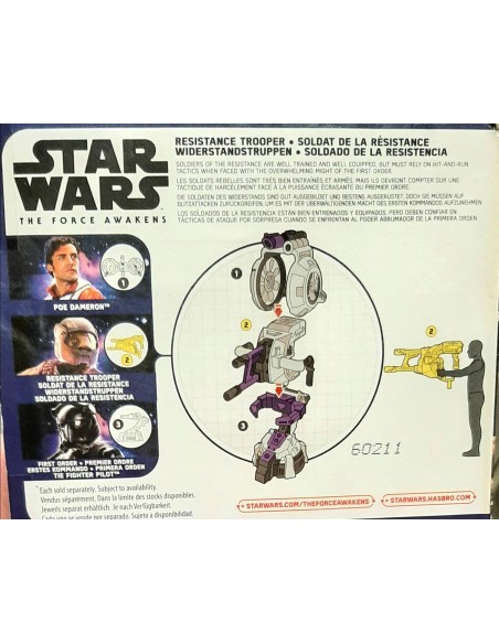 FIGURA STAR WARS THE FORCE AWAKENS RESISTANCE TROOPER. HASBRO