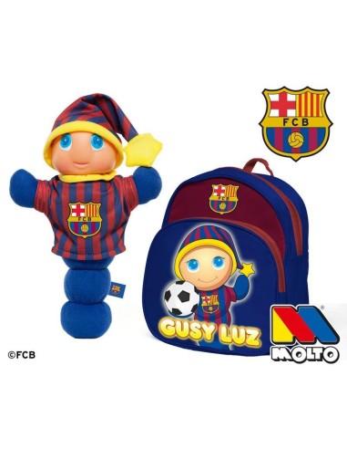 GUSYLUZ FC BARCELONA AMB MOTXILLA. MOLTO