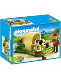 5124 PLAYMOBIL TERNERO CON REFUGIO