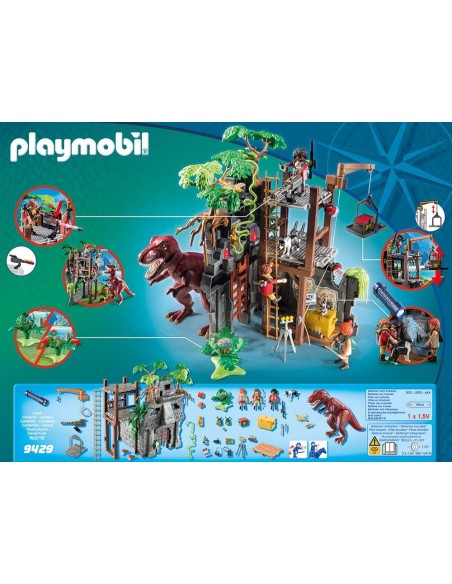9429 PLAYMOBIL DINOS CAMPAMENTO BASE CON T-REX