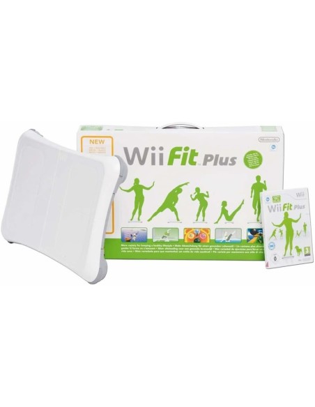 WII FIT PLUS. BALANCE BOARD Y WII FIT PLUS GAME DISC. NINTENDO