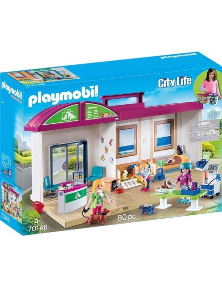 70146 PLAYMOBIL CITY LIFE CLÍNICA VETERINARIA MALETÍ