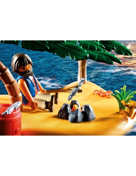 5138 PLAYMOBIL PIRATA NÁUFRAGO EN ISLA DESIERTA