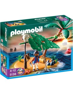 5138 PLAYMOBIL PIRATA NÁUFRAGO EN ISLA DESIERTA