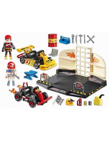 6869 PLAYMOBIL CITY ACTION TALLER DE KARTS