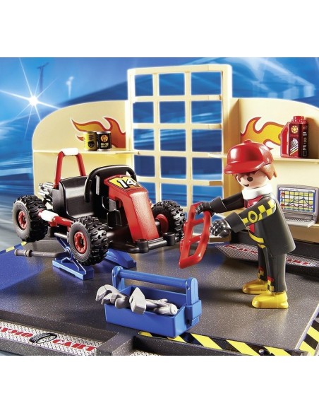 6869 PLAYMOBIL CITY ACTION TALLER DE KARTS