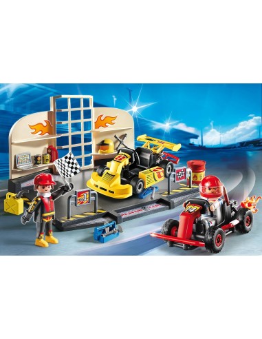 6869 PLAYMOBIL CITY ACTION TALLER DE KARTS