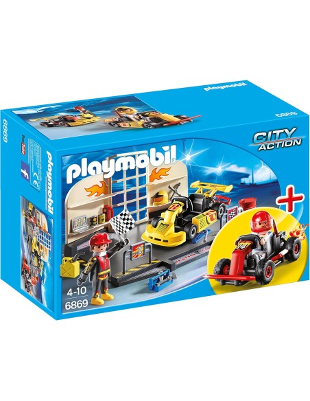 6869 PLAYMOBIL CITY ACTION TALLER DE KARTS