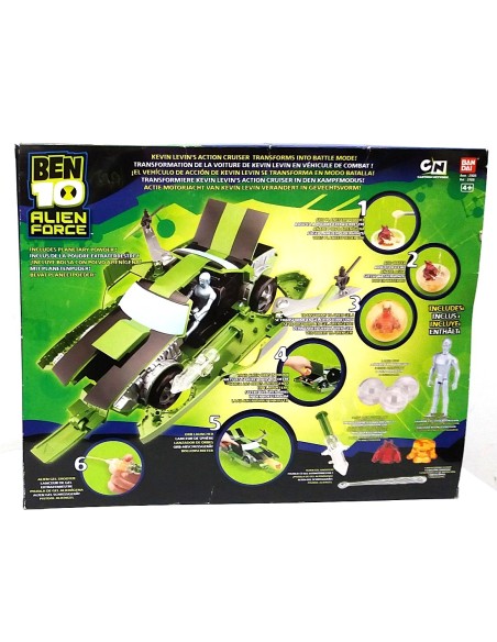 BEN 10 Alien Force - Vehicle d'acció de Kevin Levin - BANDAI