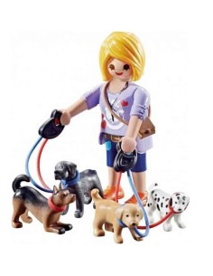 70883 PLAYMOBIL SPECIAL PLUS CUIDADORA DE PERROS 2