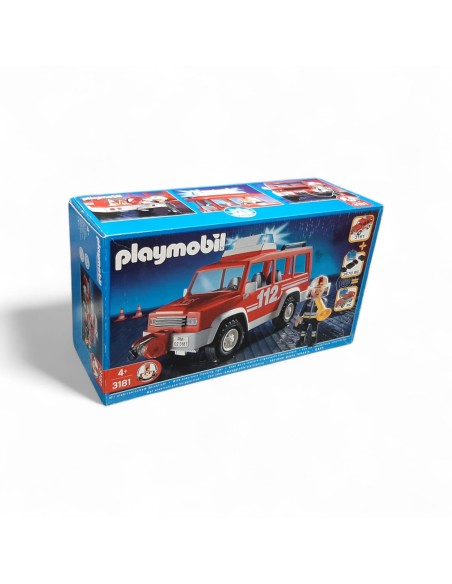 3181 PLAYMOBIL JEEP DE RESCATE DE BOMBEROS