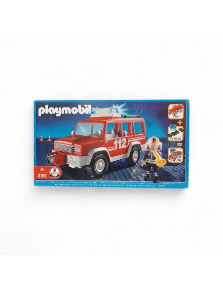3181 PLAYMOBIL JEEP DE RESCAT DE BOMBERS