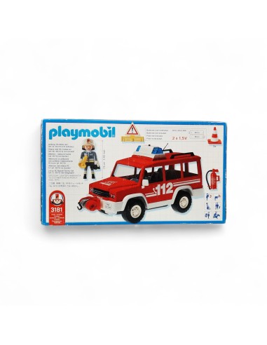 3181 PLAYMOBIL JEEP DE RESCATE DE BOMBEROS