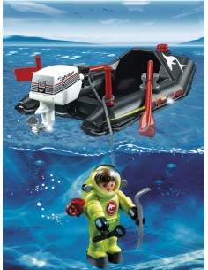 4910 PLAYMOBIL CITY ACTION LANCHA CON BUZO 2