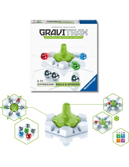 GRAVITRAX EXPANSION BALLS & SPINNER. RAVENSBURGER