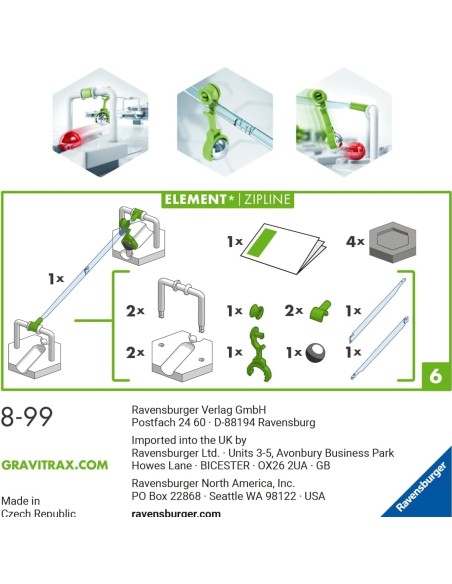 GRAVITRAX EXPANSION ZIPLINE. RAVENSBURGER