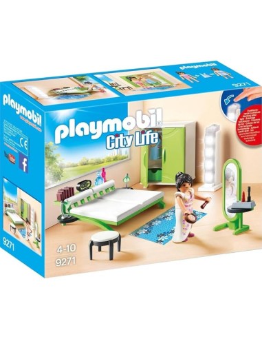 9271 PLAYMOBIL CITY LIFE DORMITORI AMB LLUM