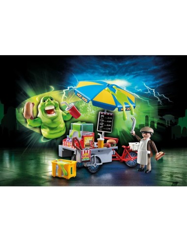 9222 PLAYMOBIL GHOSTBUSTERS SLIMER CON STAND DE...