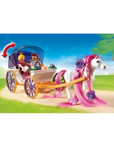 6856 PLAYMOBIL PRINCESS PAREJA REAL CON CARRUAJE