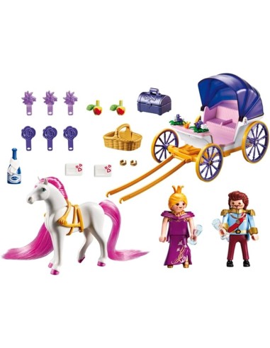 6856 PLAYMOBIL PRINCESS PAREJA REAL CON CARRUAJE