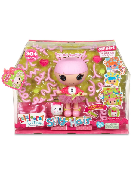 NINA LALALOOPSY TRINKET SPARKLES SILLY HAIR. MGA