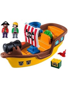 9118 PLAYMOBIL 1.2.3.VAIXELL PIRATA 2