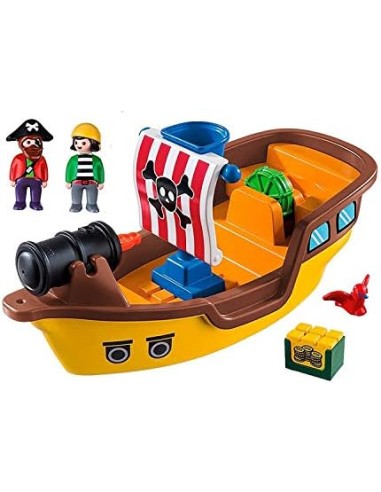 9118 PLAYMOBIL 1.2.3.BARCO PIRATA