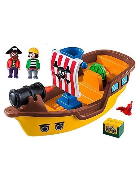 9118 PLAYMOBIL 1.2.3.BARCO PIRATA