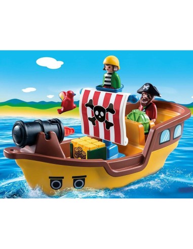 9118 PLAYMOBIL 1.2.3.VAIXELL PIRATA
