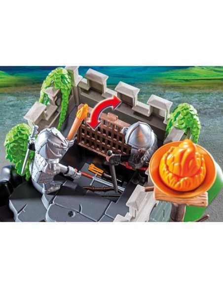 6627 PLAYMOBIL KNIGHTS BASTIÓ DELS CAVALLERS DEL DRAC